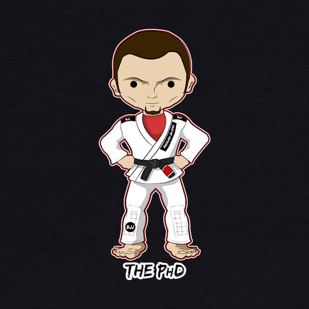 BJJ Characters Black Belt by GuardUp